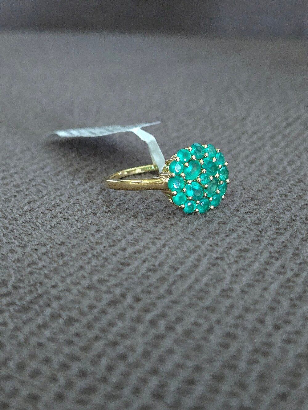 Shivam Green💚 Onyx Floral🌸 Cluster Ring💍 - NWT - Picture 3 of 16